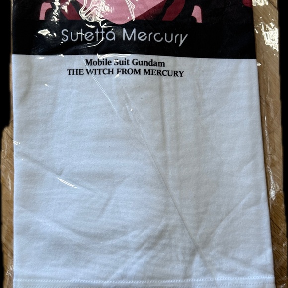 Suletta Mercury T-Shirt M – Gundam Witch From Mercury Official COSPA Tee - Picture 3 of 5